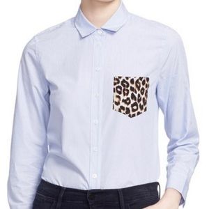 Equipment | striped Leema button down animal print